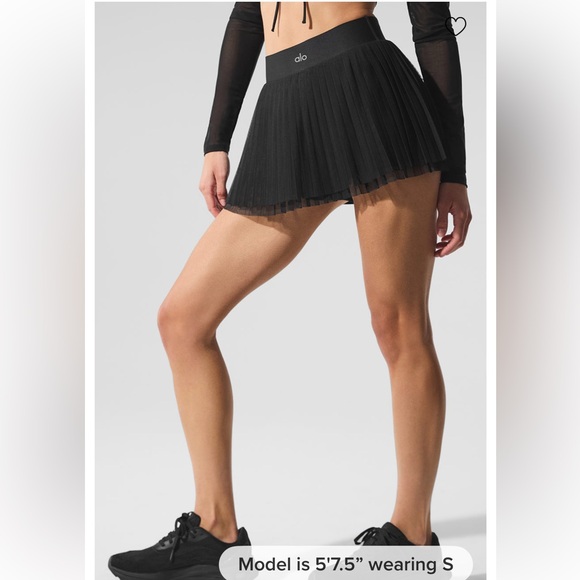 ALO Yoga Mesh Baseline Tennis Skirt-EUC!! - Picture 2 of 14